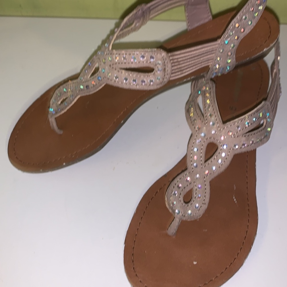 Madden girl rhinestone sandals 7.5 - Picture 3 of 10